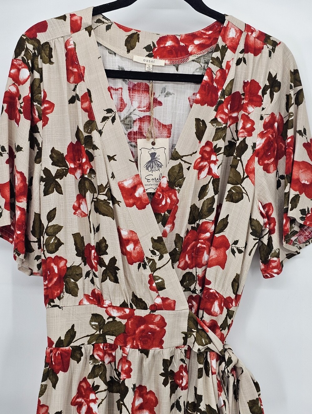 Easel MAXI Dress Large NEW Full Length